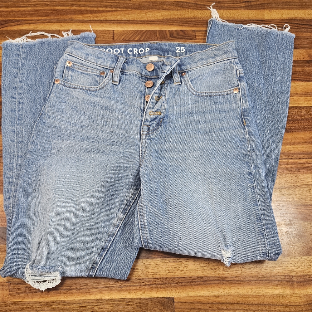 J. Crew Light Blue Cropped Jeans